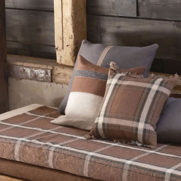 Housse de Coussin en Lin Rowan