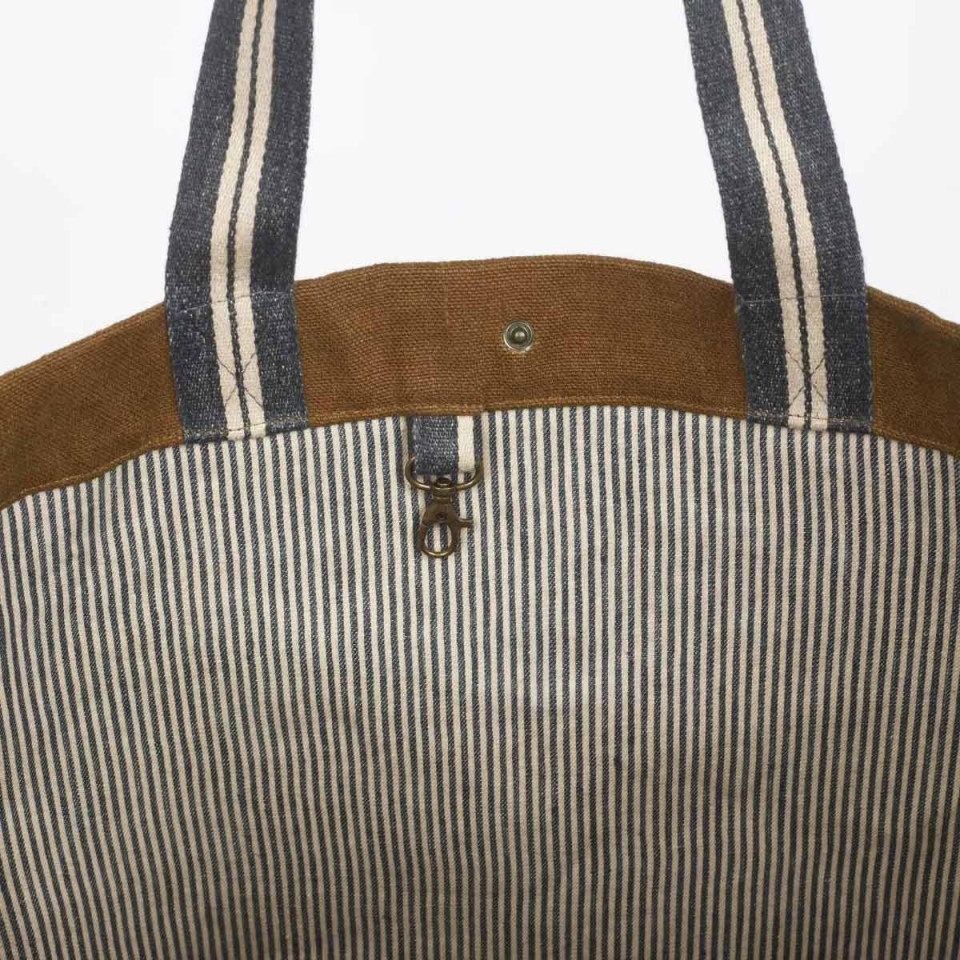 Sac Porter Épaule en Lin Miles  