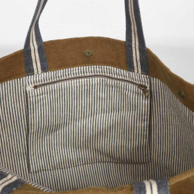 Sac Porter Épaule en Lin Miles  