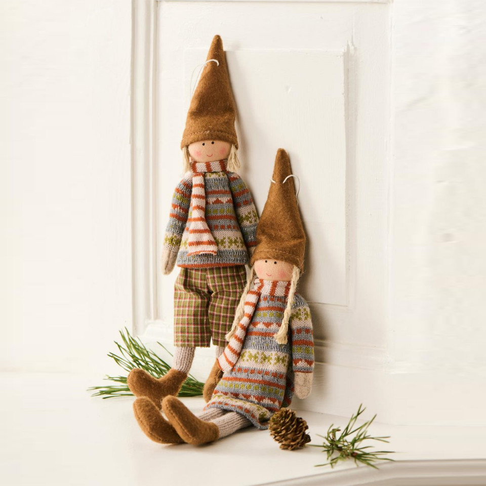 Les assistants du Père Noël Solveig et Sigurd - Ib Laursen