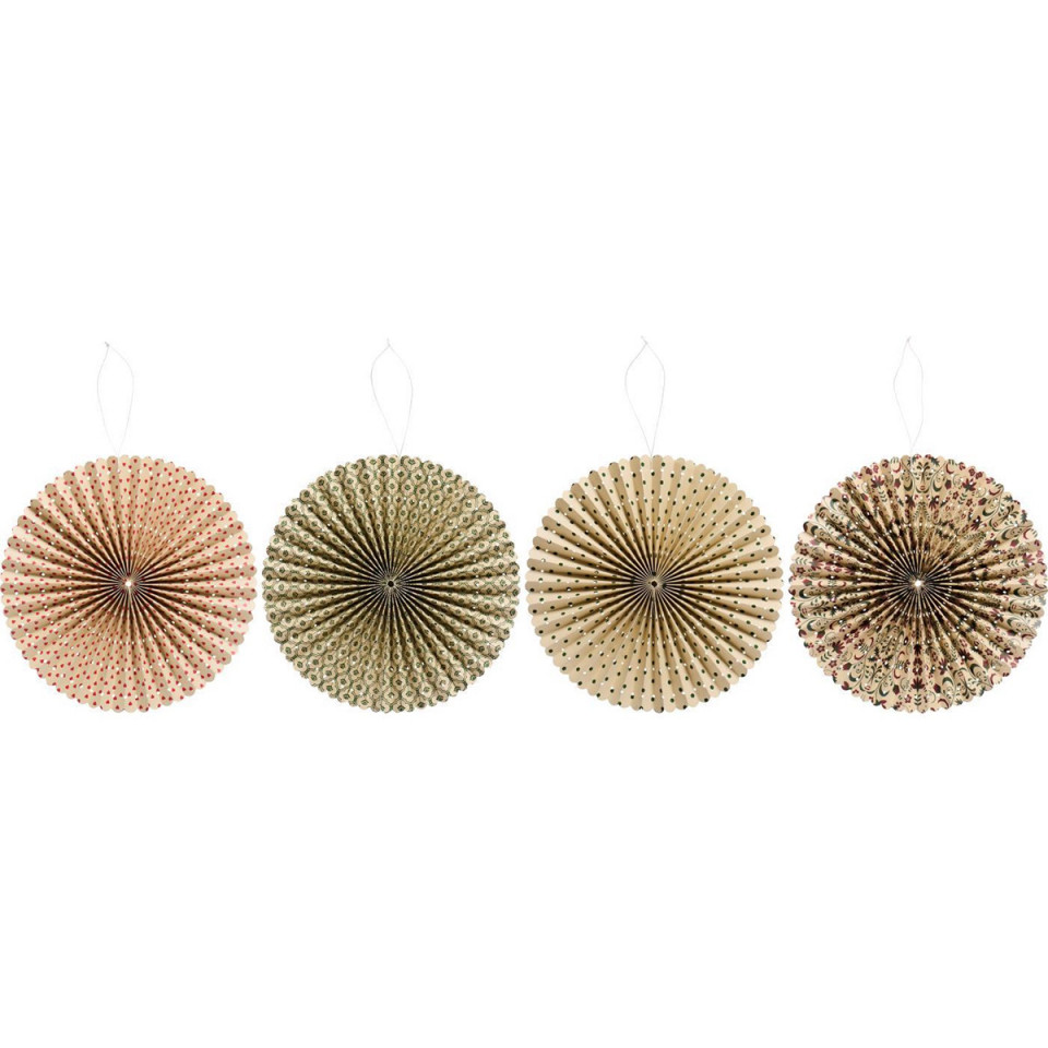 Rosaces en papier à suspendre - Ib Laursen