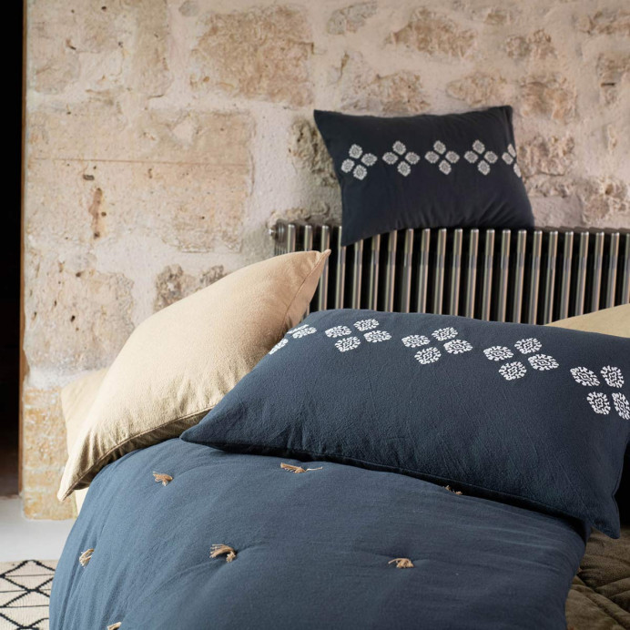 Housse de Coussin Brodé BANDANA