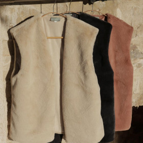 Gilet Fausse Fourrure TANUKI