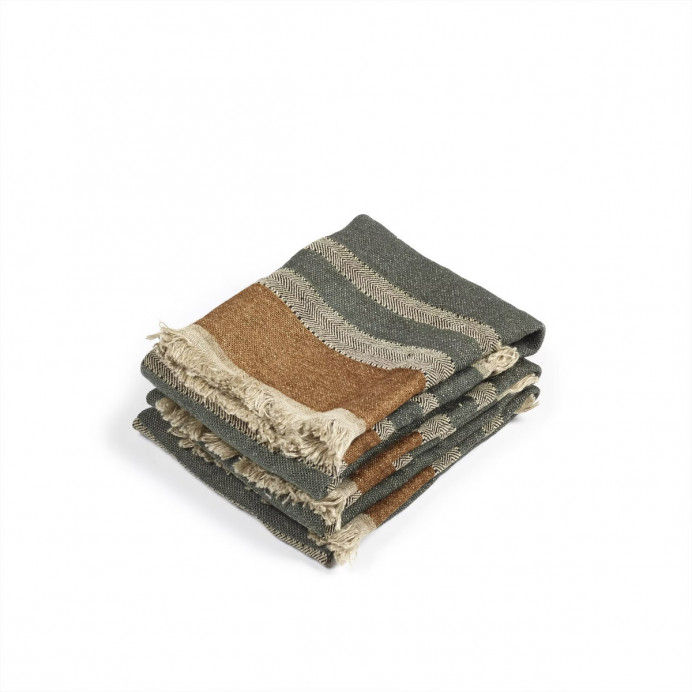 Serviette ou Fouta en Lin The Belgian Towel - Libeco | Impression lin