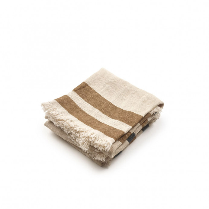 Serviette ou Fouta en Lin The Belgian Towel - Libeco | Impression lin
