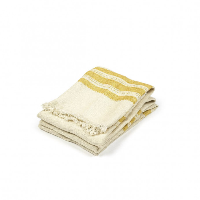 Serviette ou Fouta en Lin The Belgian Towel - Libeco | Impression lin