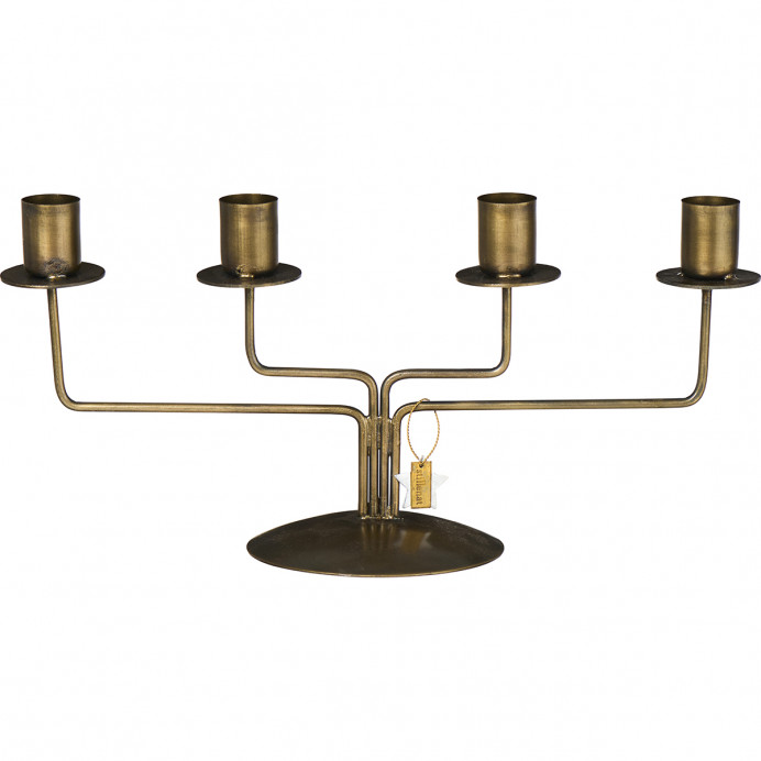 Bougeoir métal 4 bougies diam 2,2cm