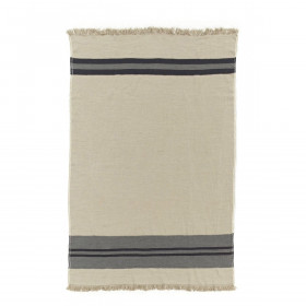 Plaid Lin et Laine Black House  