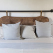 Couvre-Lit Lin et Laine Shetland
