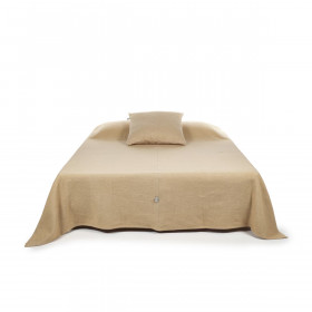 Couvre-Lit Lin et Laine Shetland  