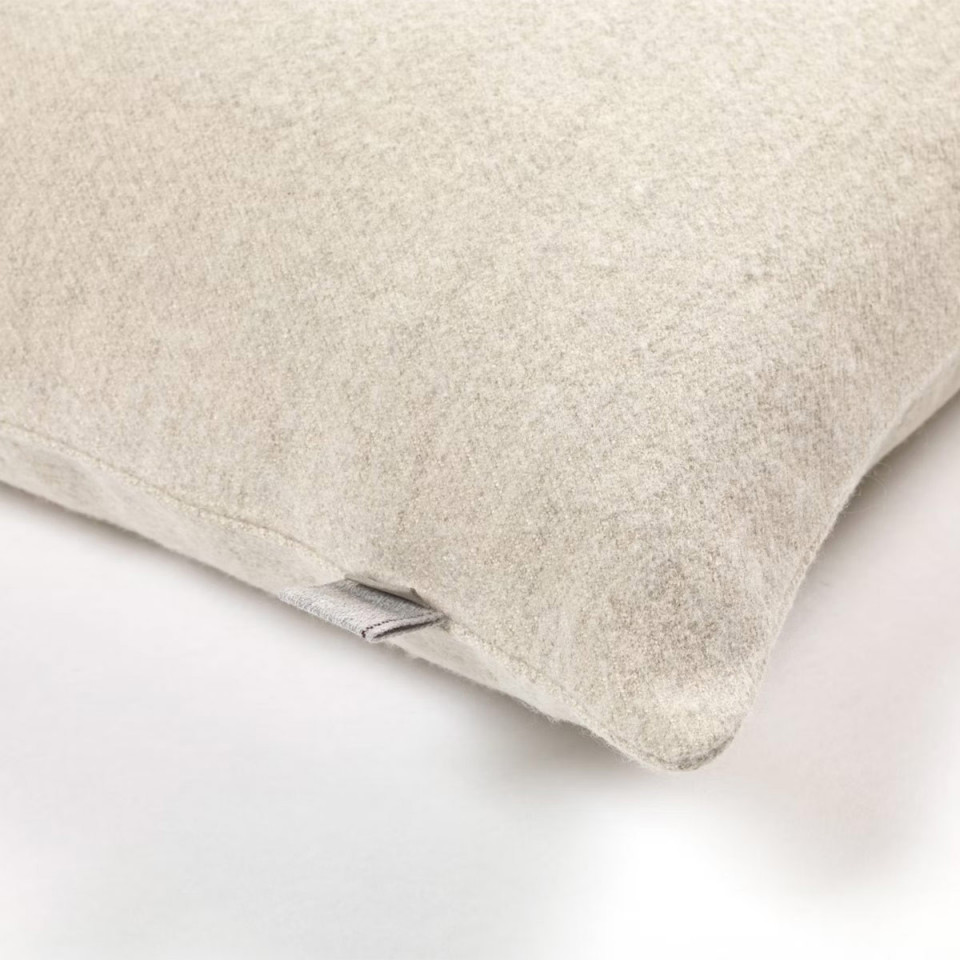 Housse de Coussin Lin et Laine Shetland  