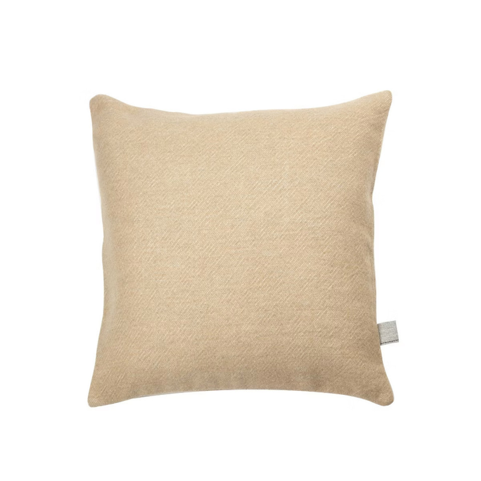 Housse de Coussin Lin et Laine Shetland  