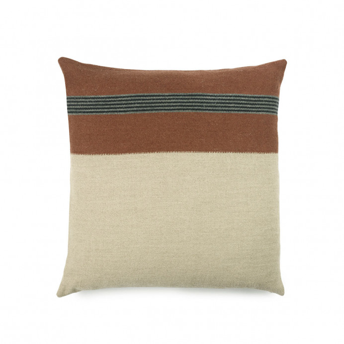 Housse de Coussin Lin et Laine Sienna