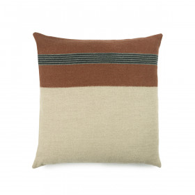 Housse de Coussin Lin et Laine Sienna  