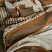Couvre-Lit Lin et Laine The Highland Stripe
