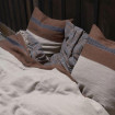 Housse de Coussin Lin et Laine The Highland Stripe