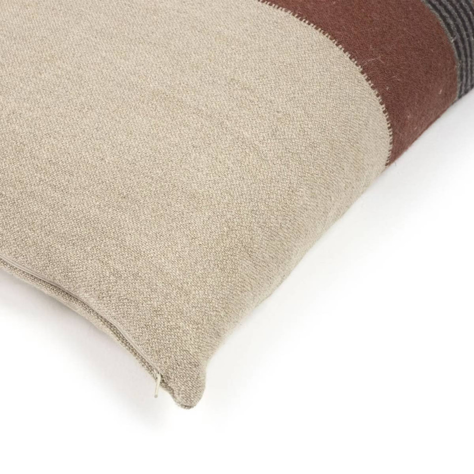 Housse de Coussin Lin et Laine The Highland Stripe