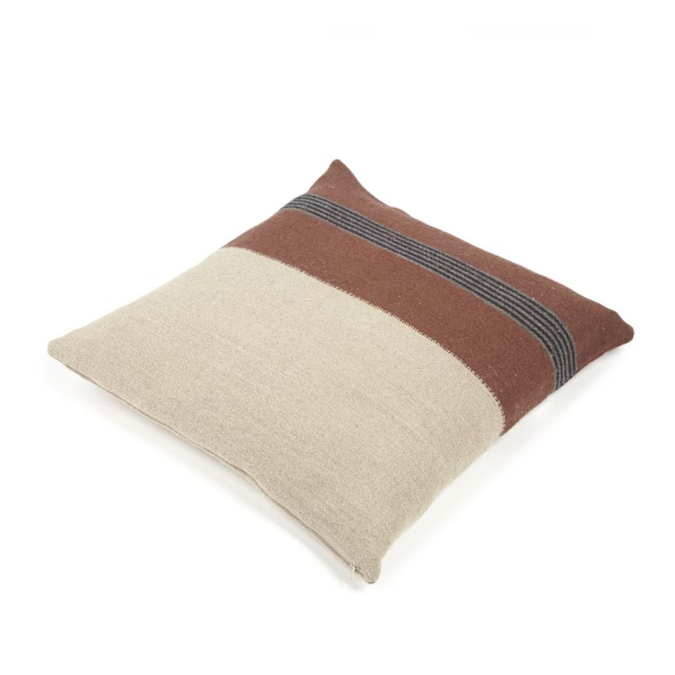 Housse de Coussin Lin et Laine The Highland Stripe