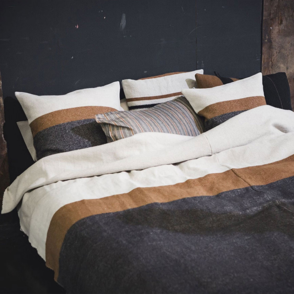 Couvre-Lit Lin et Laine Nash  