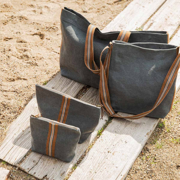 Sac Porter Épaule en Lin Atlas  