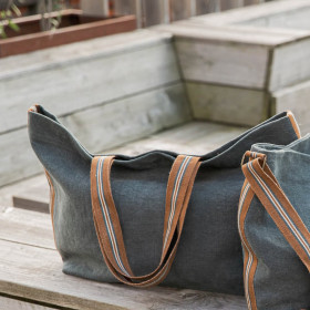 Sac Bandoulière en Lin Atlas