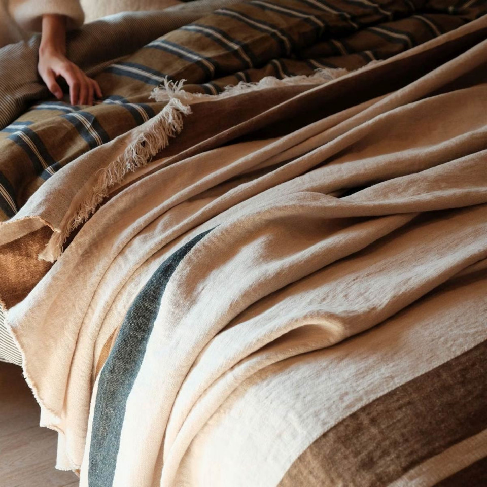 Couvre-Lit en Lin Julian