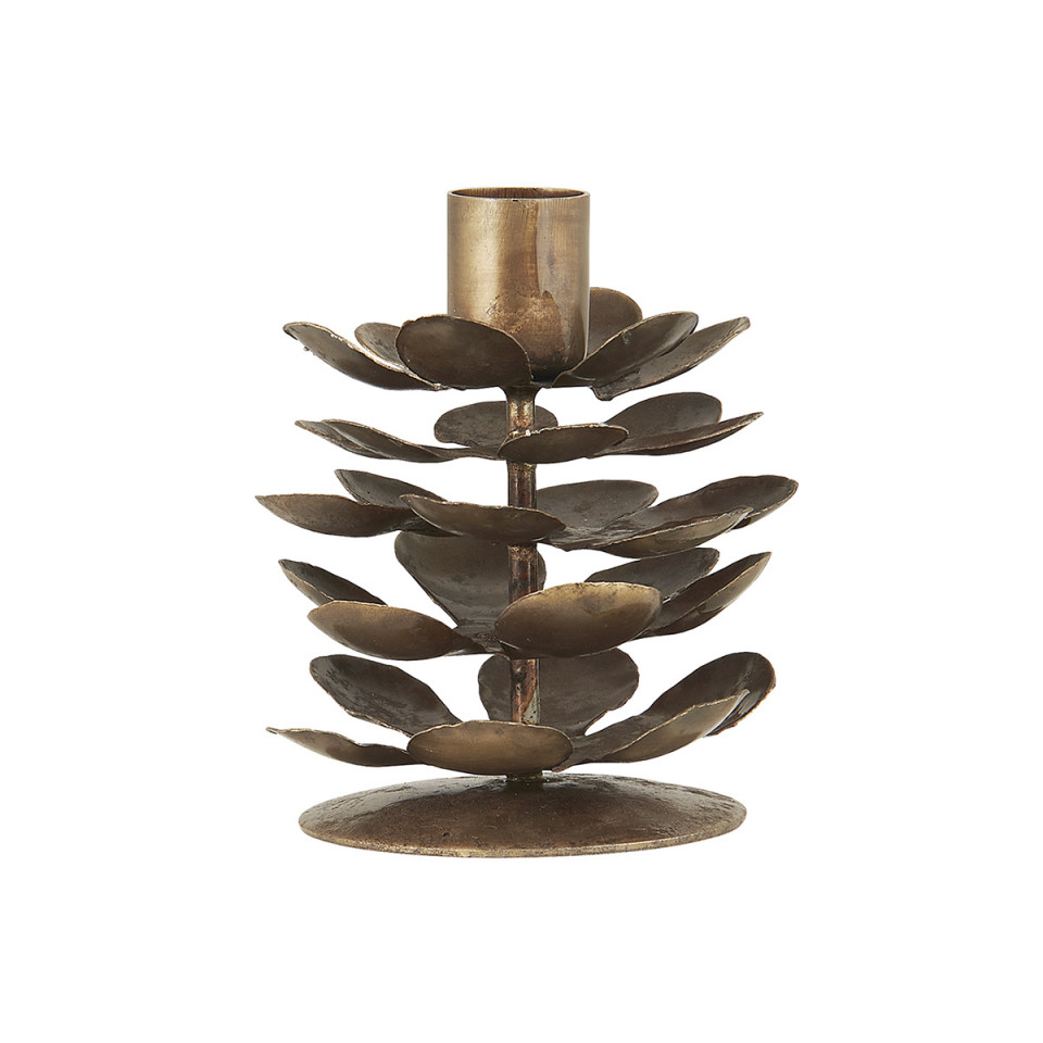 Bougeoir métal pomme de pin - Ib Laursen