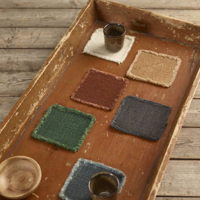 Dessous de Verre Lin et Laine Jasper  