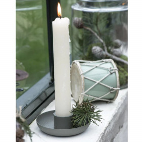 Bougeoir en aluminium Kaki