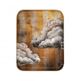 Demi Plateau NUAGE en Aluminium Emaillé 