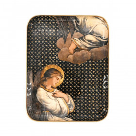 Demi Plateau ANGE en Aluminium Emaillé 