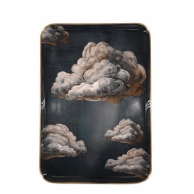 Plateau RECEPTION Nuage en Aluminium Emaillé 