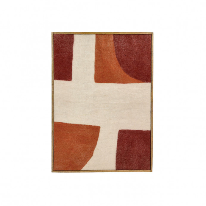 Toile WOOLY Laine et Bois - 107 x 76