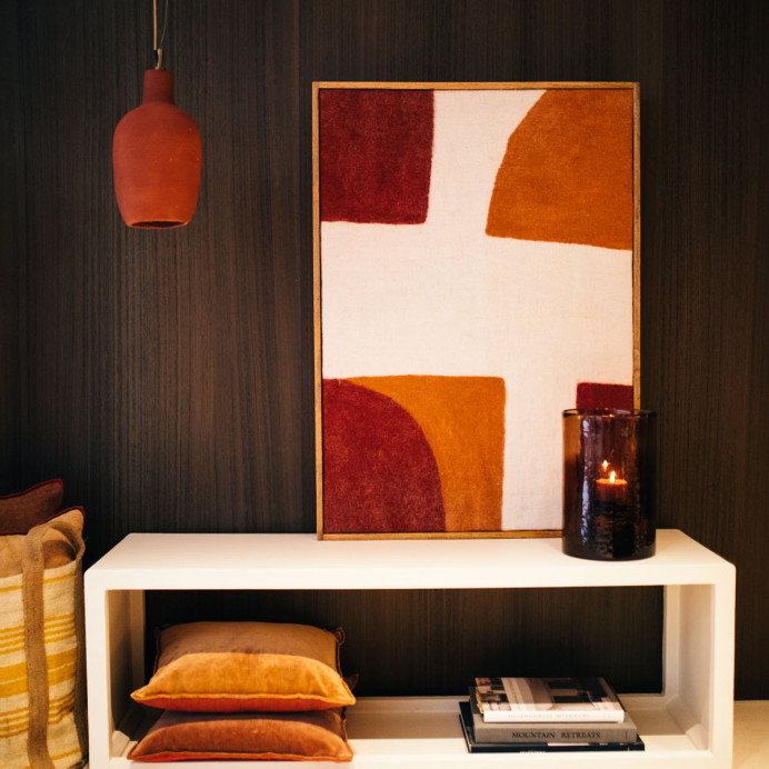 Toile WOOLY Laine et Bois - 107 x 76