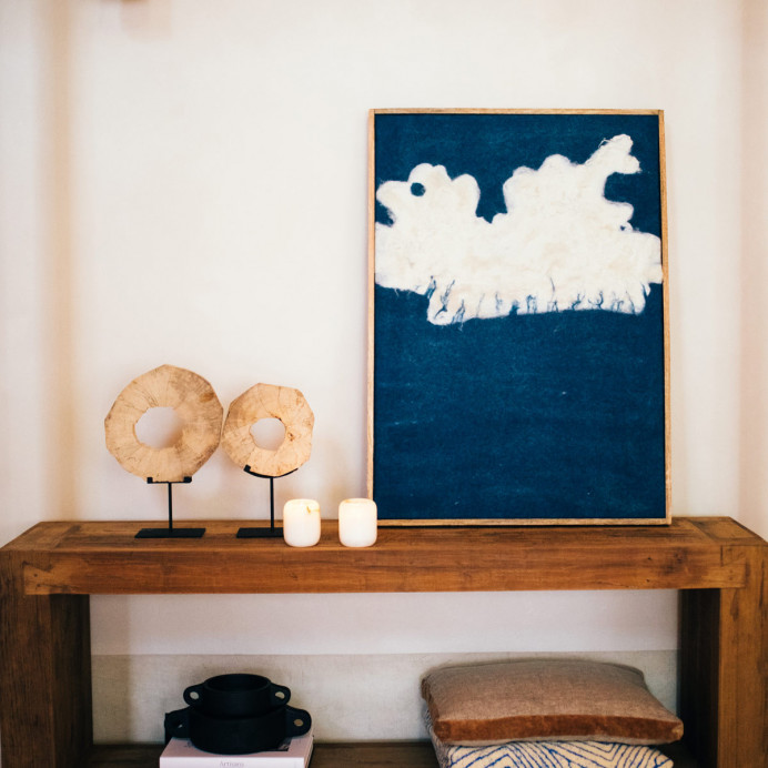 Toile WOOLY Laine et Bois - 107 x 76