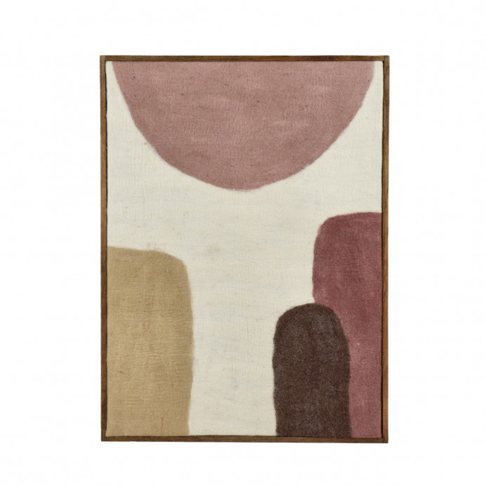 Toile WOOLY Laine et Bois - 107 x 76