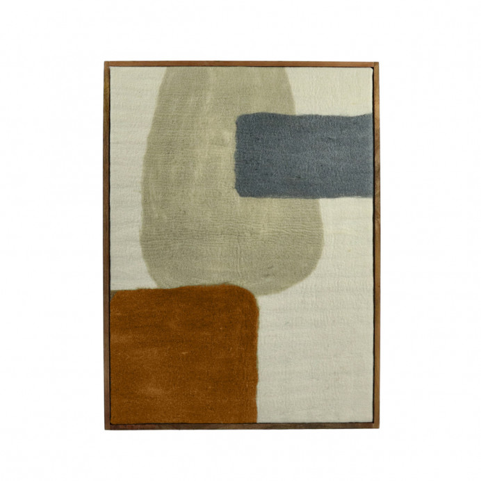 Toile WOOLY Laine et Bois - 107 x 76