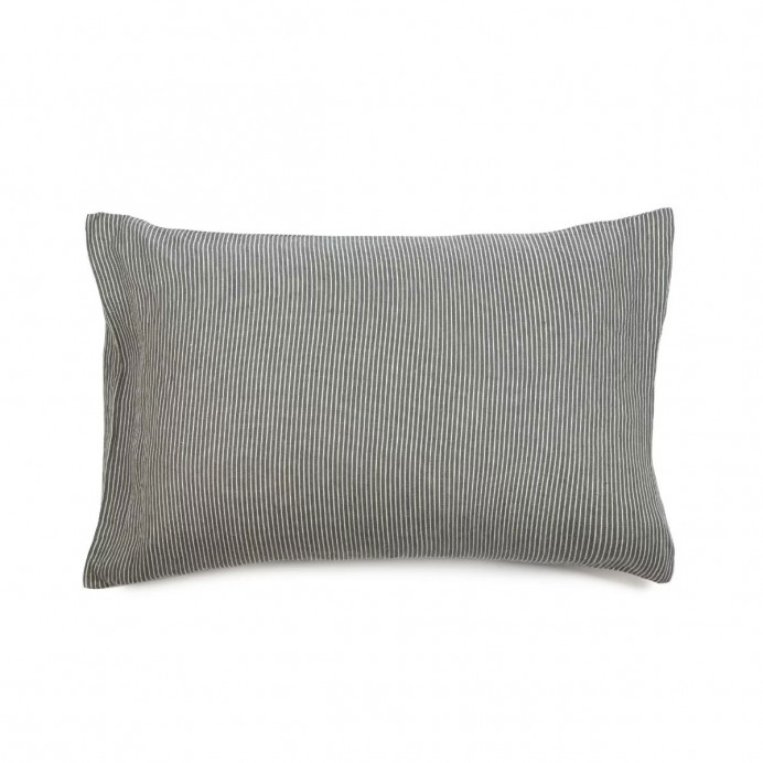 Taie d'Oreiller en Lin Sailors Stripe