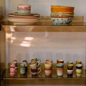 Set 4 Mugs Céramique ESPRESSO BRUTALISM - 70S 