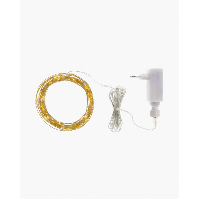 Guirlande Or KNIRKE 160 Leds Grains de Riz - L. 16m