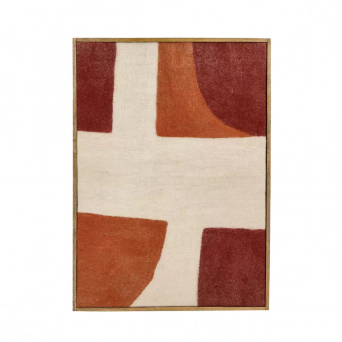 Toile WOOLY Laine et Bois - 107 x 76