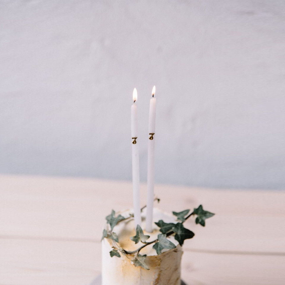 Lot de 6 Bougies FLEURISTE 