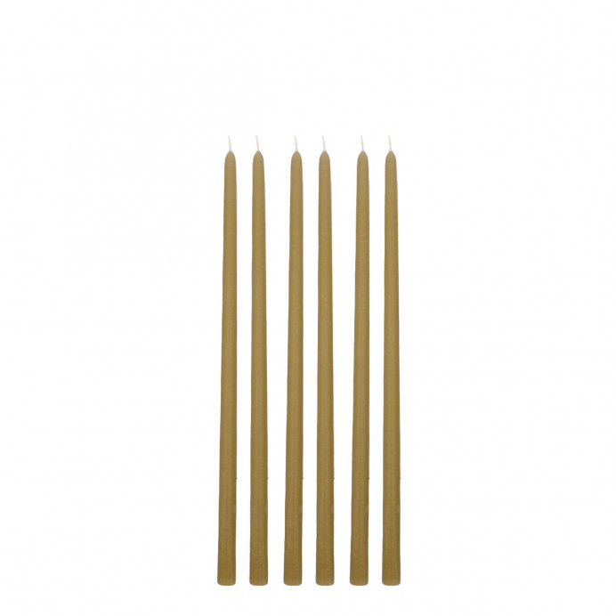 Lot de 6 Bougies FLEURISTE