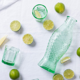 Set Carafe + 2 Verres Fish & Fish - Paola Navone