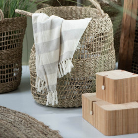 Set de 2 Boîtes de Rangement Bamboo 