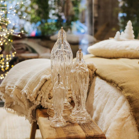 Lampe à Huile Virgin en Verre Transparent