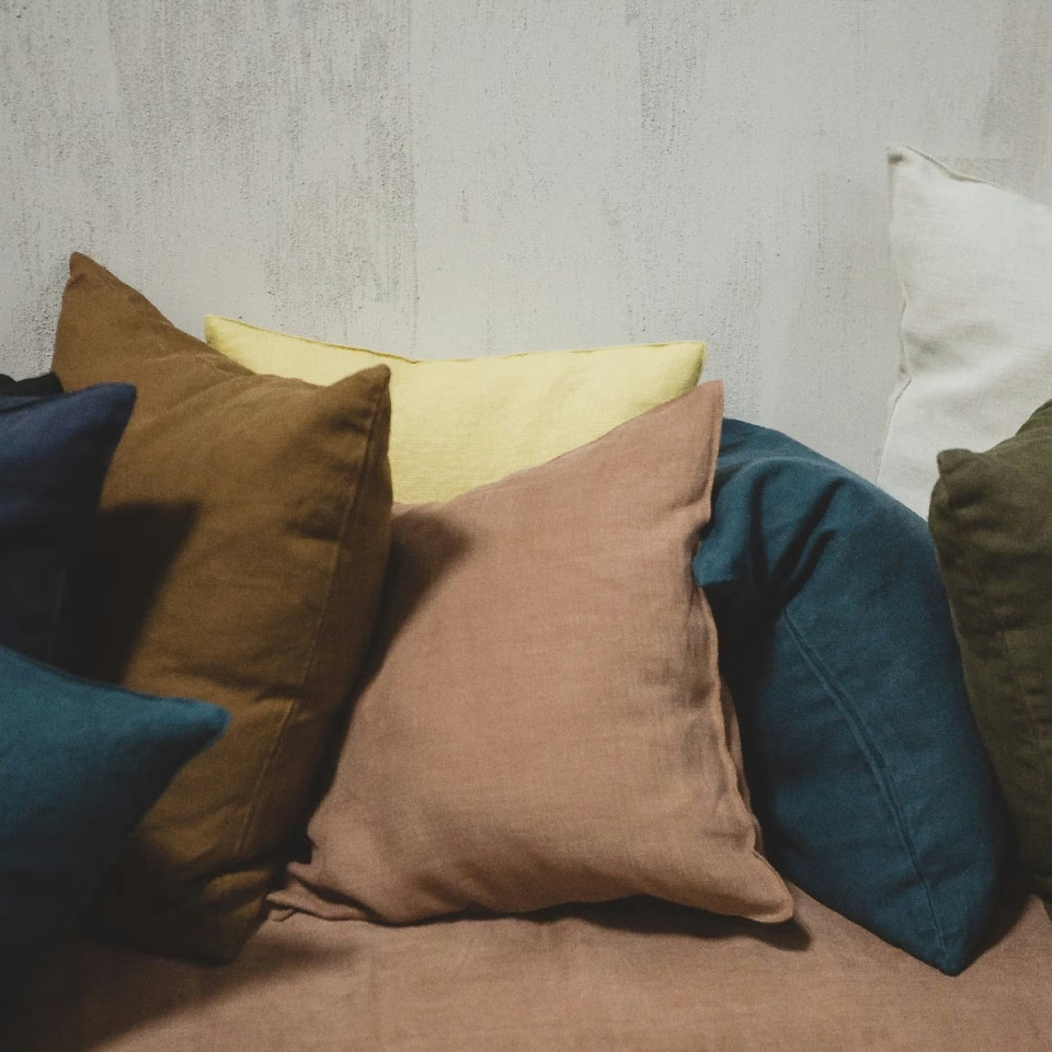 Housse de Coussin en Lin Hudson  