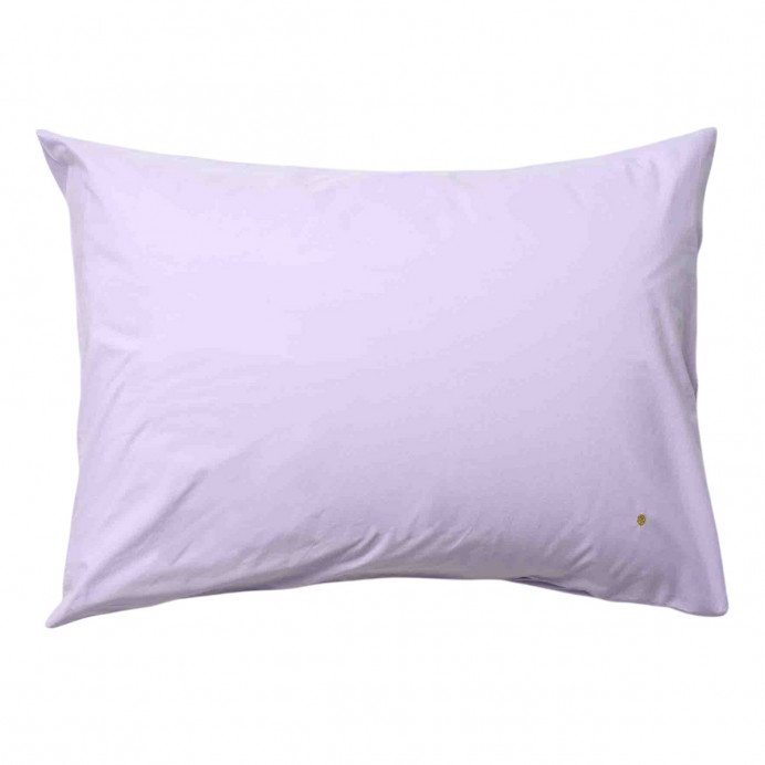 Taie d'Oreiller Percale de Coton BIO Céleste