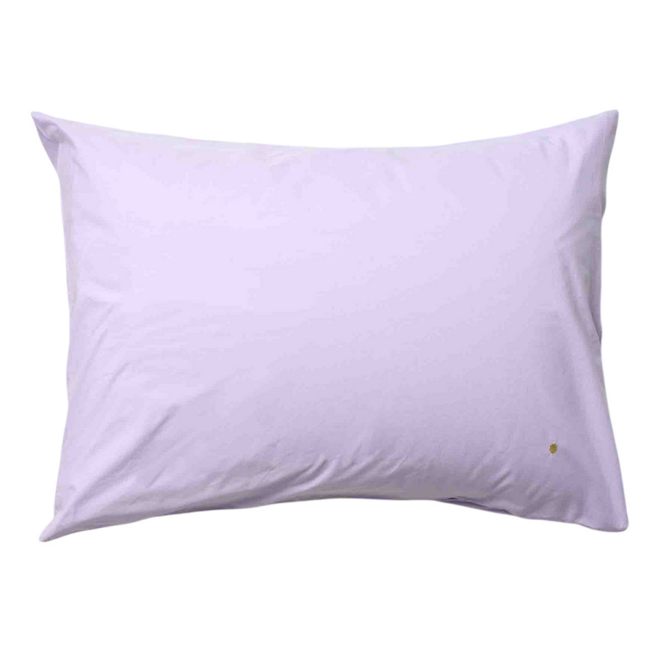 Taie d'Oreiller Percale de Coton BIO Céleste  