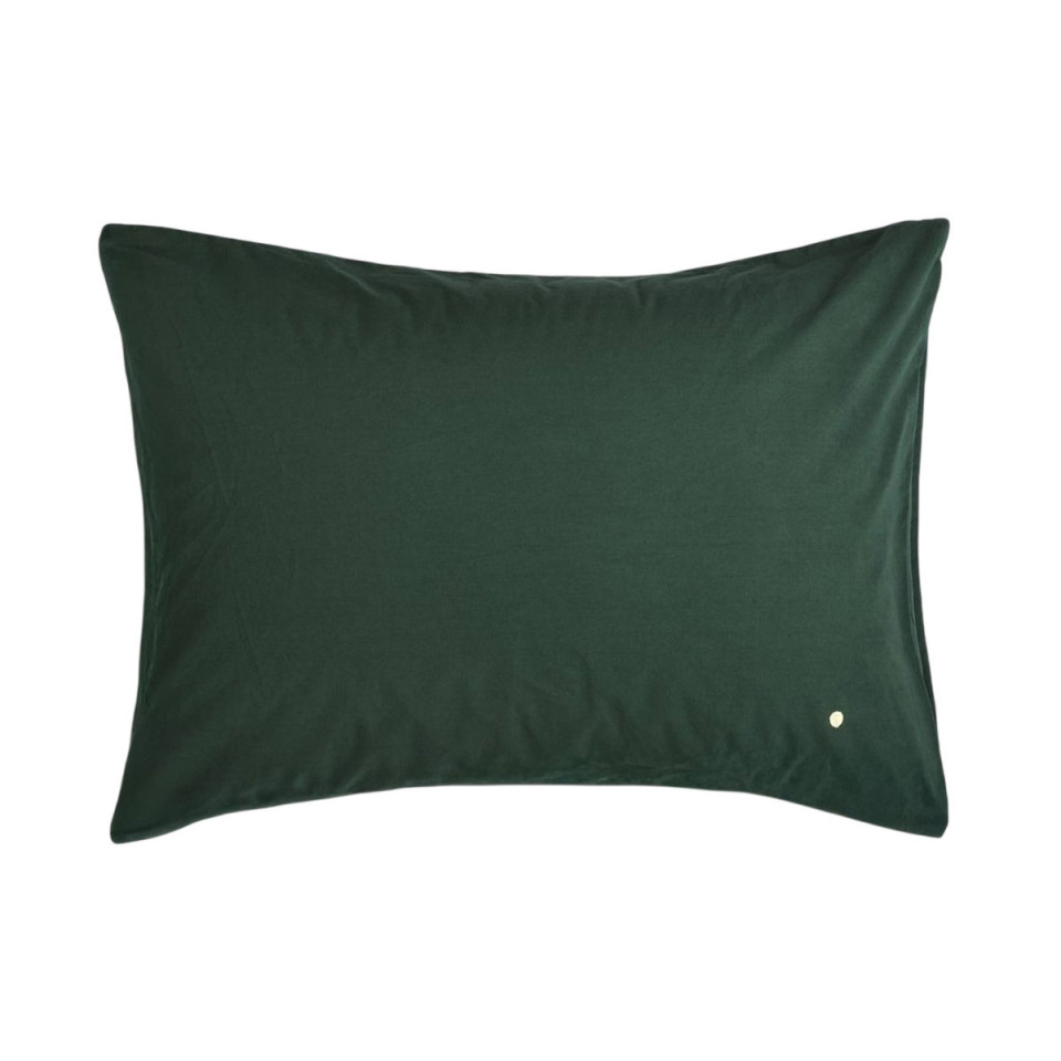 Taie d'Oreiller Percale de Coton BIO Céleste  